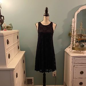Ginger G, Black Dress, Lace Overlay, Medium